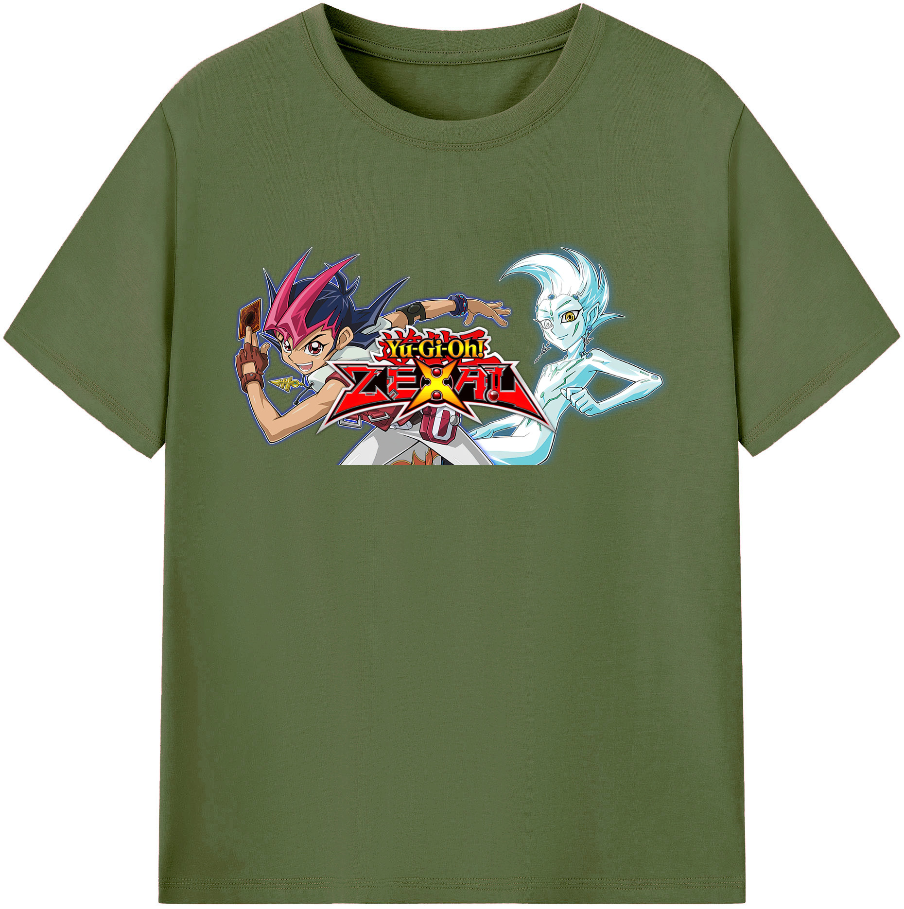 （画像用） 遊☆戯☆王 Yu-Gi-Oh! 綿100％半袖Tシャツ（フロントプリント）